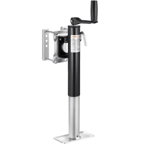 VEVOR Anhängerheber, 907 kg dynamische Tragkraft, robuste, schwenkbare Ausdrehstütze, 265-515 mm Abstellstütze mit Griff für Wohnwagenanhänger, Pferdeanhänger, Nutzanhänger und Yachtanhänger – Bild 9