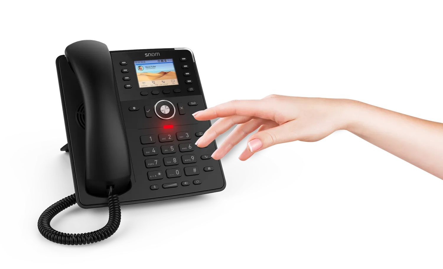SNOM D735 VOIP Telefon (SIP) o. Netzteil, schwarz SNOM D735 VOIP Telefon (SIP) o. Netzteil, schwarz