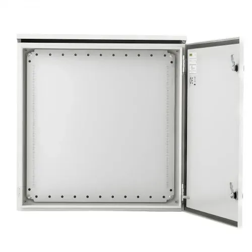 VEVOR Schaltschrank Elektrogehäuse, 600x600x300 mm, NEMA 4 Außengehäuse, IP66 wasserdicht & staubdicht, kaltgewalzter Stahl, klappbare Anschlussdose für den Innen- & Außenbereich, mit Regenschutz – Bild 10
