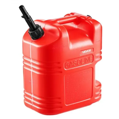 VEVOR Kraftstoffkanister, 19 L, Benzinkanister mit Ausguss & klarer Skala, max. Durchflussrate15 L/min, Flüssigkeitsbehälter für die meisten Autos, Motorräder, ATVs und UTVs, rot, 1 Stk. – Bild 10