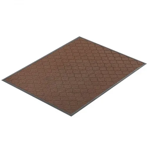 VEVOR Fußmatte für die Vordertür, 1194 x 889 mm, gewerbliche Bodenmatte für drinnen und draußen, moderner, stilvoller Teppich mit TPE-Rückseite, strapazierfähiger, waschbarer Eingangsteppich für Flur, Balkon, Garage, Braun – Bild 8