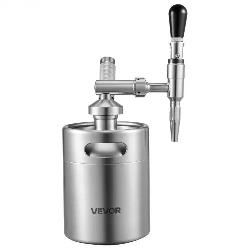 VEVOR Nitro-Cold-Brew-Kaffeefass 2 L, Edelstahl-Kaffeemaschine mit Zapfhahn, Heimbrüh-Kaffeefass, Tragbares Kaffeefass mit Spender und Druckentlastungsventil, Geeignet für Kaffeeliebhaber – Bild 9