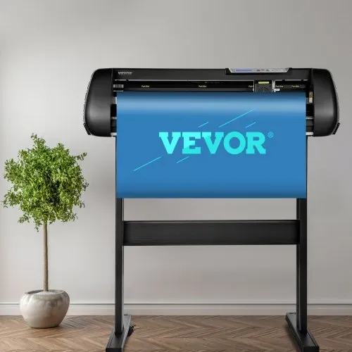 VEVOR Schneideplotter 780 mm Schnittbreite Plottermaschine, 10 - 800 mm / s Folienschneider, 3 Klingen Folienplotter Cutting Plotter Foliendrucker mit Signmaster Software für Schilder & Dekorationen – Bild 7