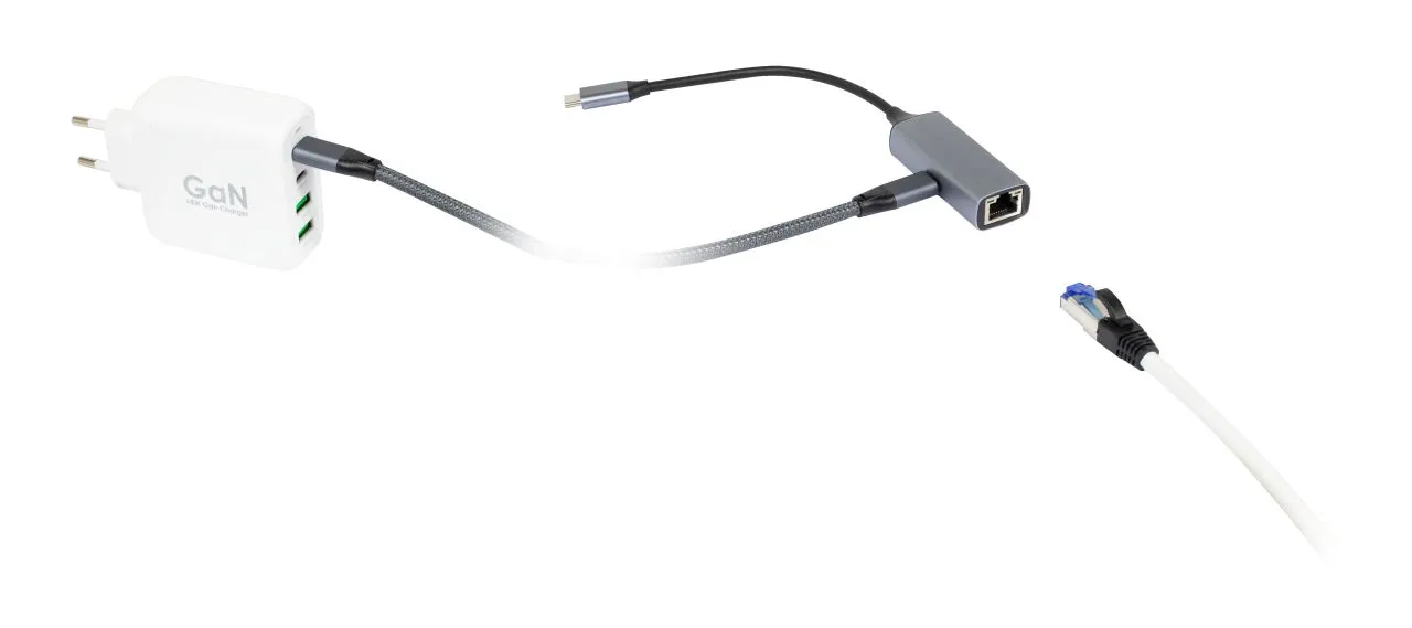 ALLNET USB 3.0 Typ-C Netzwerk Adapter 1 Gigabit LAN ALL-NC-1GPD-USB-C *ALLTRAVEL* – Bild 4