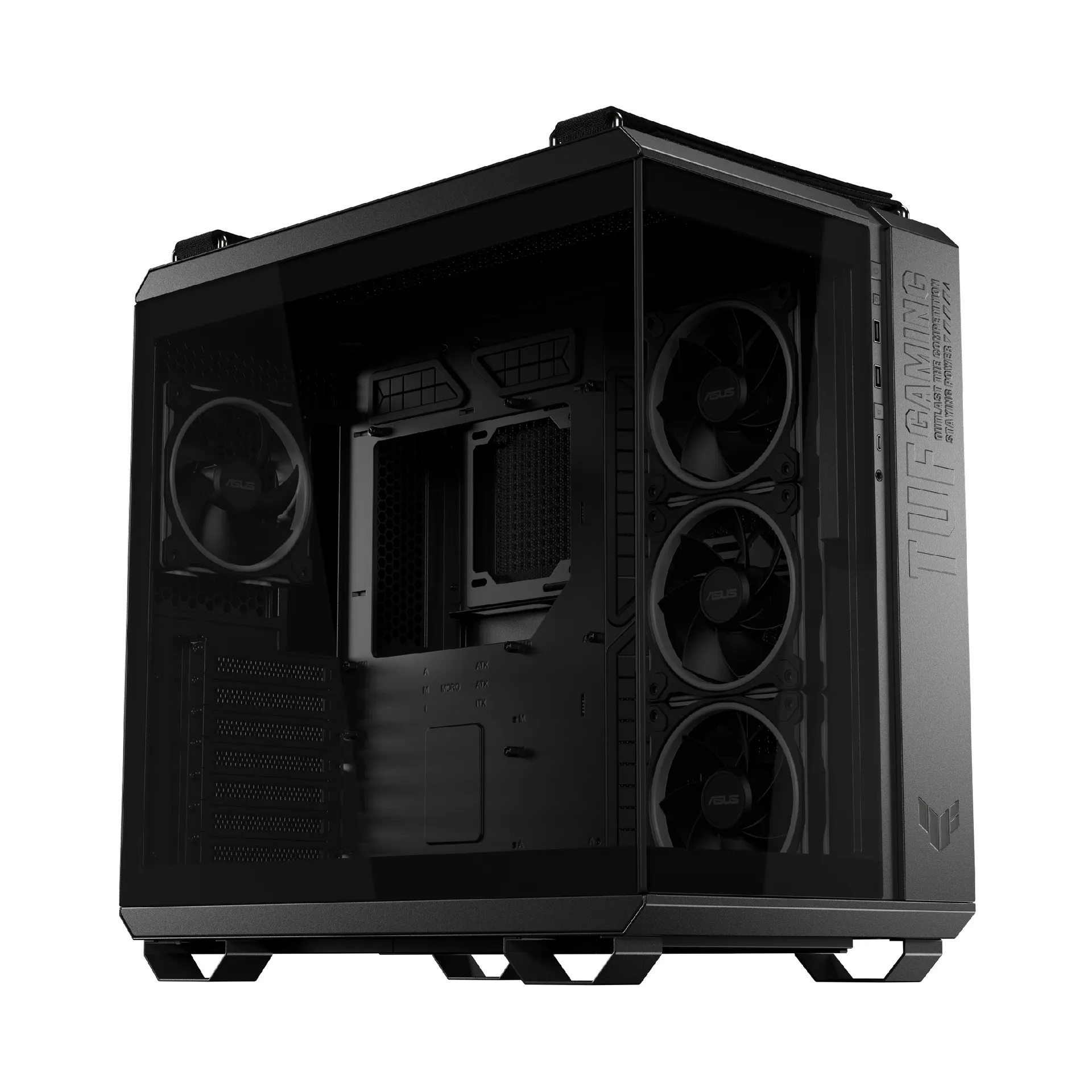 ASUS TUF GAMING GT502 Horizon TG ARGB Black Midi Tower Schwarz – Bild 5