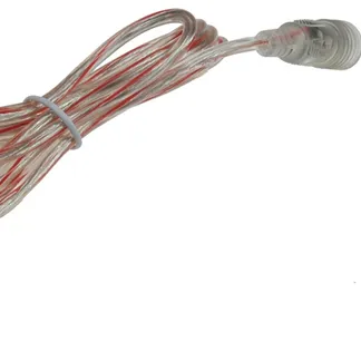 Anschlusskabel für LED-Stripes IP44 5,5mm Koax, 1,5m, Koax-Stecker/Kupplung Anschlusskabel für LED-Stripes IP44 5,5mm Koax, 1,5m, Koax-Stecker/Kupplung