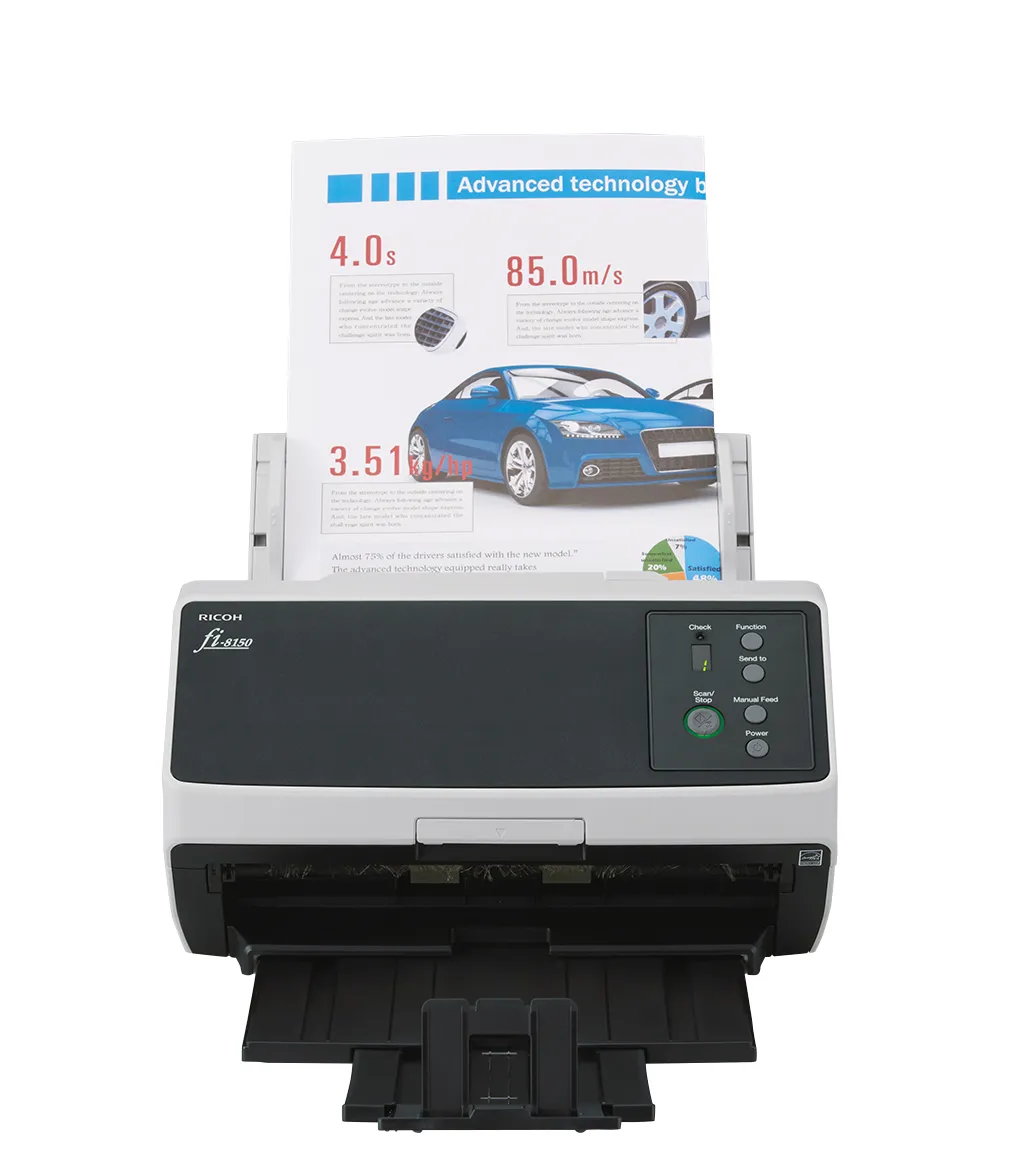 Ricoh FI-8150 ADF + Scanner mit manueller Zuführung 600 x 600 DPI A4 Schwarz, Grau – Bild 4