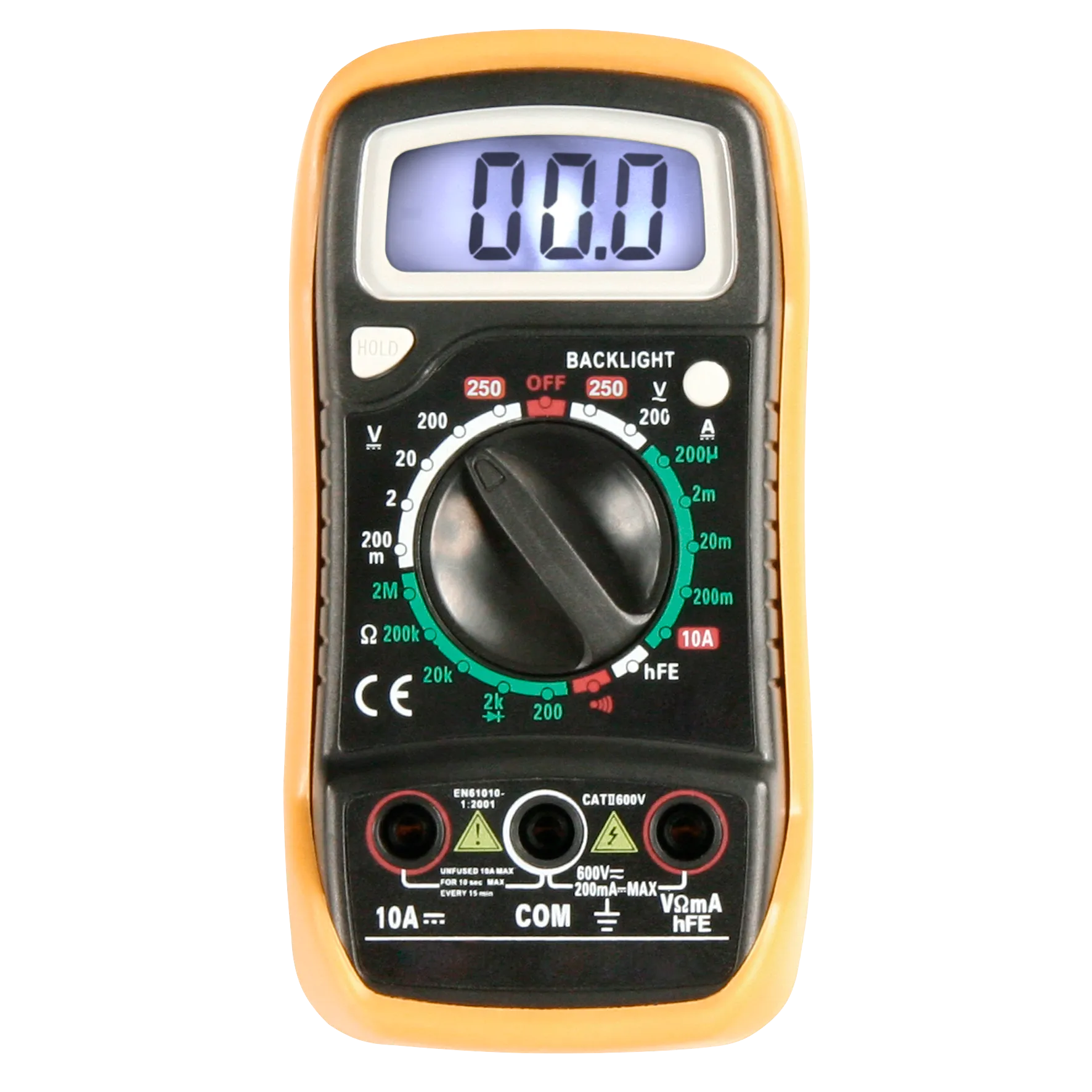 Digitalmultimeter McPower ''M-730L'', DataHold-Funktion, Beleuchtung – Bild 3