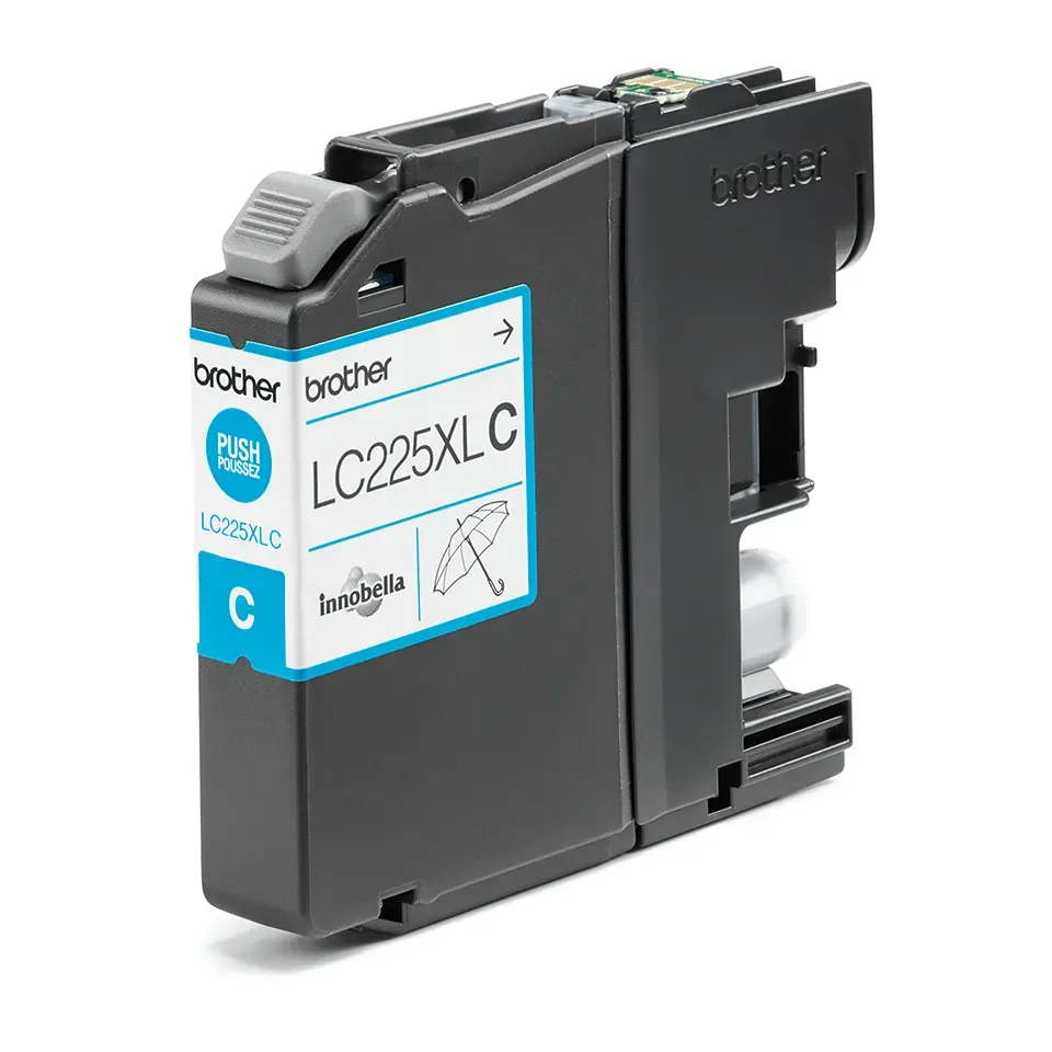 Brother LC225XLC Druckerpatrone 1 Stück(e) Original Hohe (XL-) Ausbeute Cyan – Bild 2