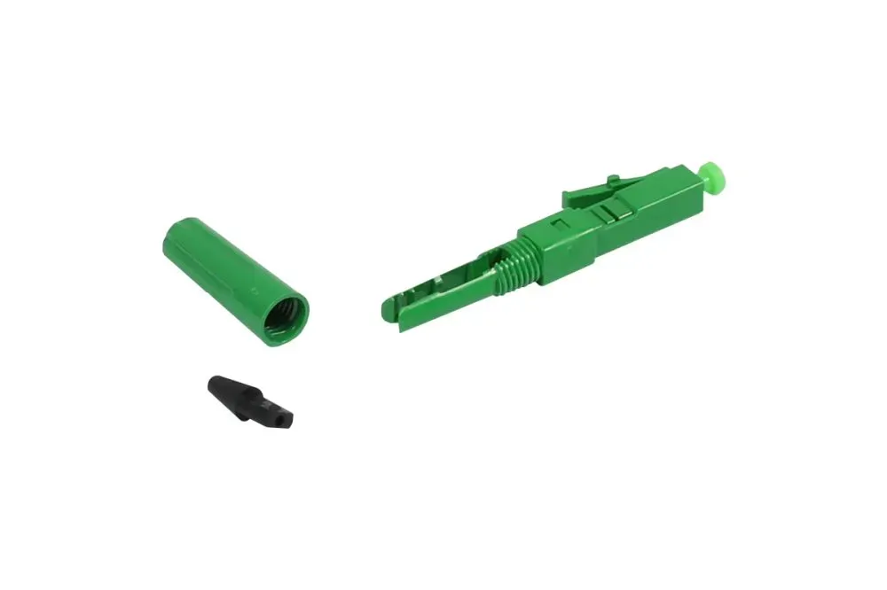 LWL-FTTH-Kabel, zbh. Feldkonfektionierbarer Stecker, LC(APC) für 0,9mm SM 9/125u Kabel, 10-Pack, Synergy 21, – Bild 3
