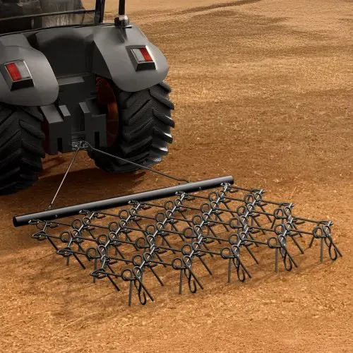 VEVOR Wiesenegge, 178x147x11cm, Wiesenschleppe mit 60 Zähnen, geeignet für ATV- & UTV-Traktoren, für Bodenvorbereitung, Aussaat, Glättung von Landschaften & die Instandhaltung von Kiesauffahrten – Bild 7