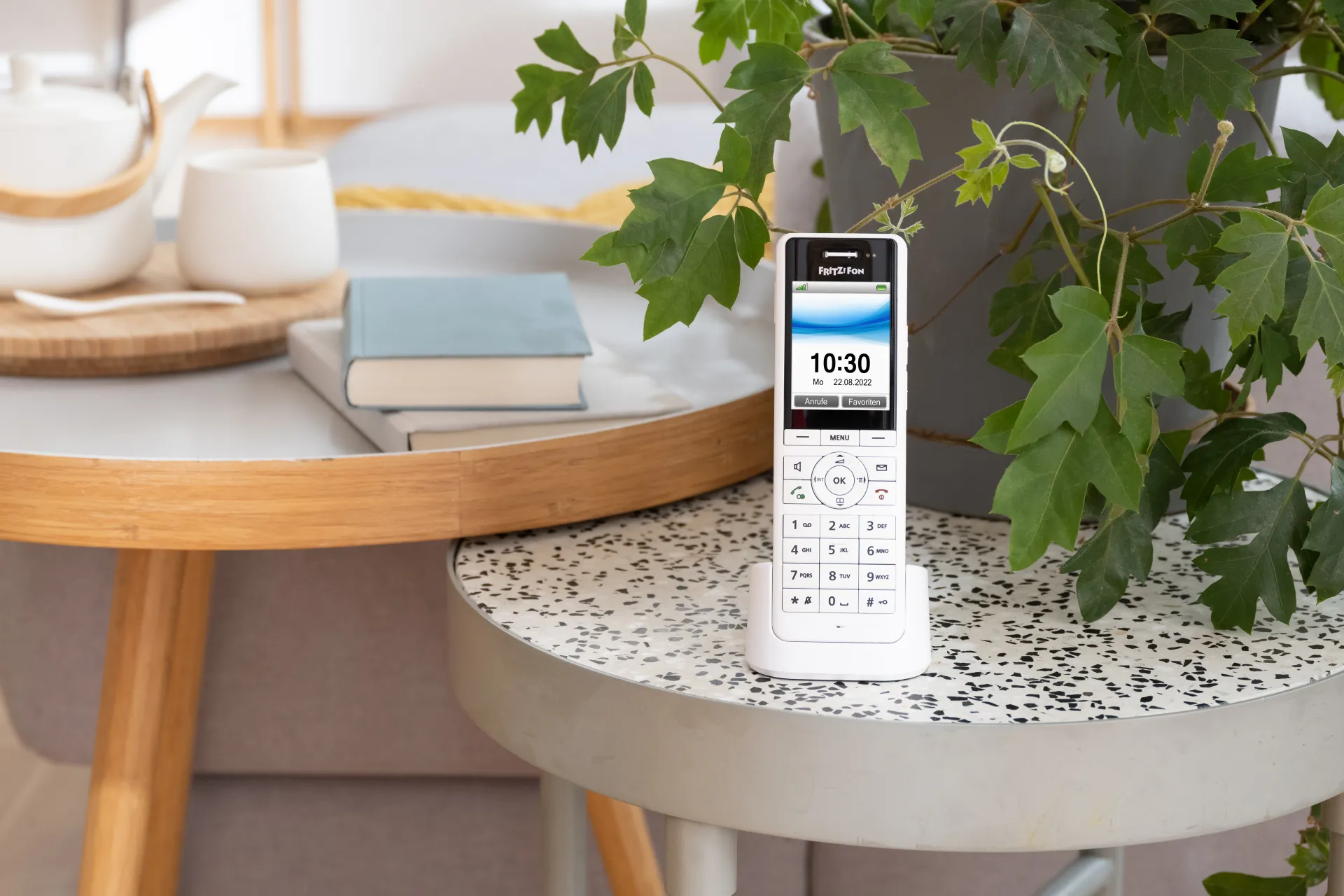 Fon FRITZ! X6 DECT-Telefon Anrufer-Identifikation Weiß – Bild 6