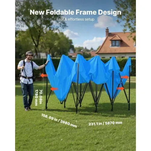 VEVOR tragbares Lackierkabinenzelt (587x398x178 cm) Sprühfarbenzelt für Sprühmalerei, wasserfeste & faltbare Farbkabine mit 4 Netz-Seitenfenstern für Autoteile Möbel Motorräder Sprühschutz blau VEVOR tragbares Lackierkabinenzelt (587x398x178 cm) Sprühfarbenzelt für Sprühmalerei, wasserfeste & faltbare Farbkabine mit 4 Netz-Seitenfenstern für Autoteile Möbel Motorräder Sprühschutz blau