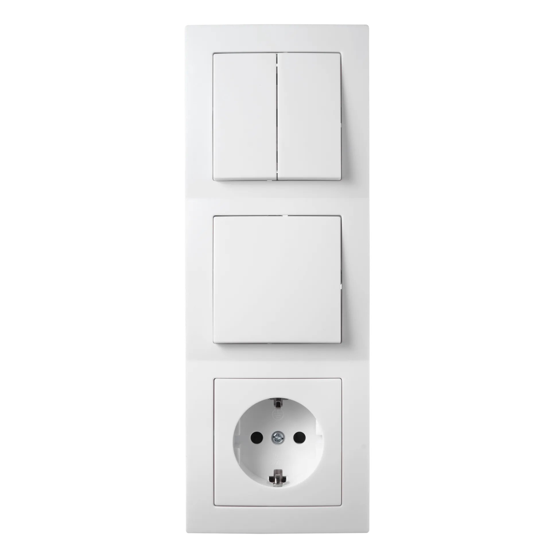 Schalter und Steckdosen Set McPower Flair “Tür 3-fach“, weiß, 4-teilig Schalter und Steckdosen Set McPower Flair “Tür 3-fach“, weiß, 4-teilig