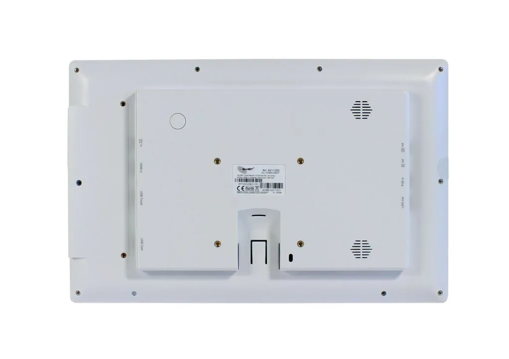 ALLNET Touch Monitor 14 Zoll PoE PD, 12V In/Out, 5V/Out, HDMI In, Ethernet, USB Touch, USB Cam – Bild 7