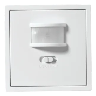 Unterputz IR Bewegungsmelder McPower “Shallow“ 160°, 750W, LED geeignet, weiß Unterputz IR Bewegungsmelder McPower “Shallow“ 160°, 750W, LED geeignet, weiß