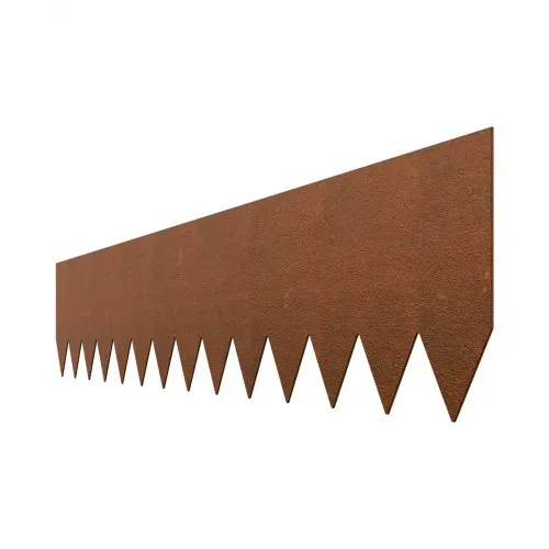 VEVOR Rasenkante, 6er Pack, 1016 x 203,2 x 1,5 mm, Gartenpalisade aus Metall, Beeteinfassung, Beetumrandung, biegbare Garteneinfassung, Raseneinfassung für Blumenbeete, Hofwegteiler – Bild 9