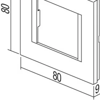 TEM Serie Modul Rahmen OL COVER PLATE LINE2M PW TEM Serie Modul Rahmen OL COVER PLATE LINE2M PW