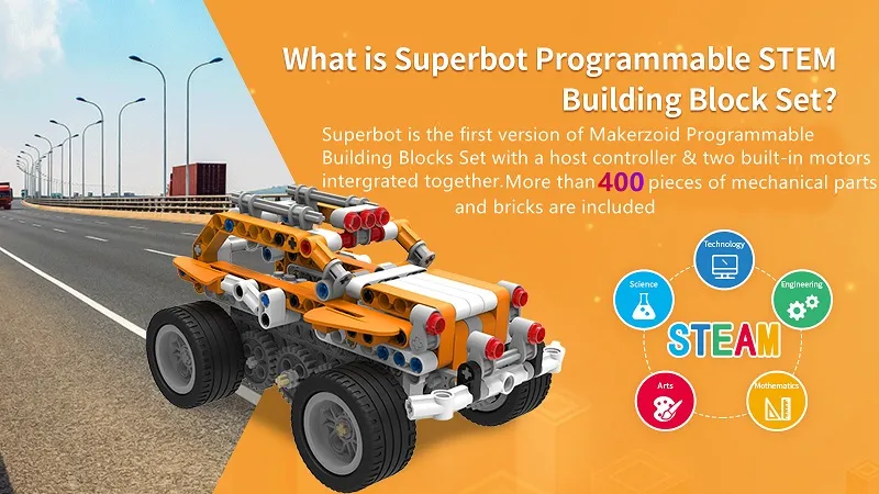 Makerzoid Superbot Building Blocks ab 6 Jahren – Bild 3