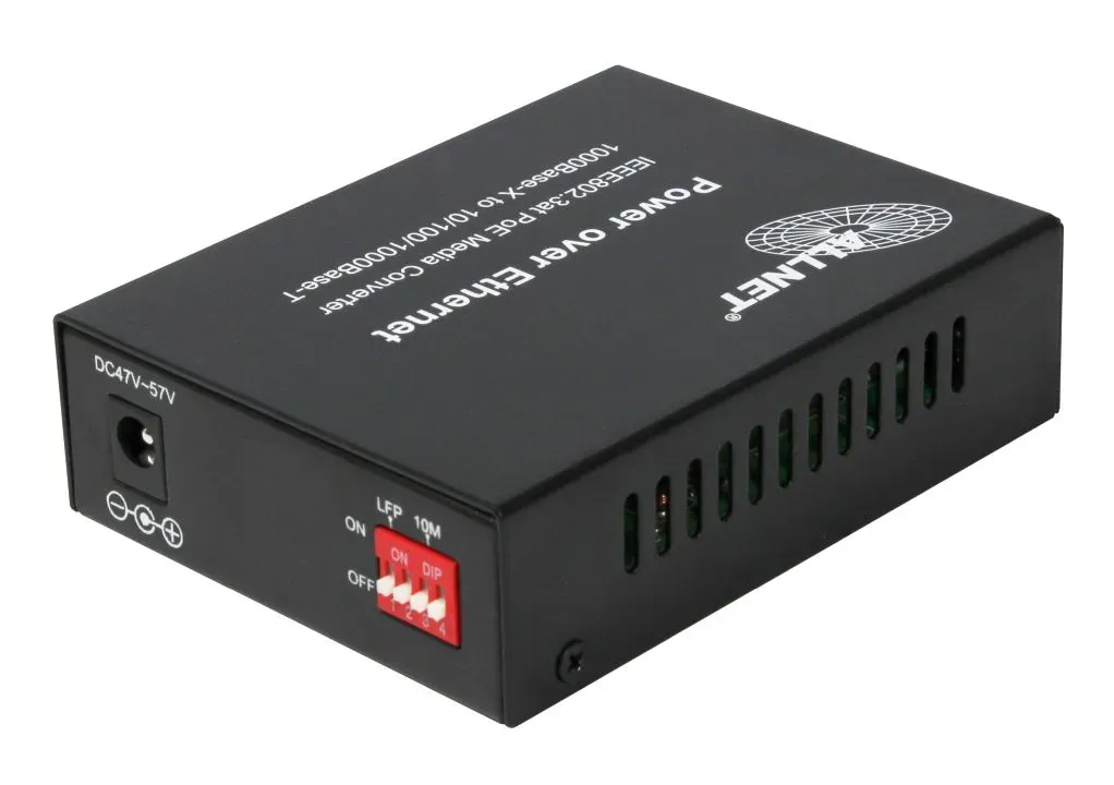 ALLNET Medienkonverter PoE (15,4W/30W) auf 1000BASE-SX/LX Single-/ Multimode SFP Mini-GBIC Anschluss "ALL-MC202P-SFP1-PoE" – Bild 2