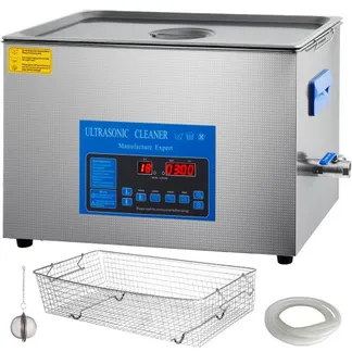 VEVOR 22 L Doppelfrequenz-Ultraschallreiniger mit Heizung für Schmuckteile Schmuck, Ring, Brille, Platine Gebiss Register Platine, 28/40 KHz Ultraschall Reinigungsgerät VEVOR 22 L Doppelfrequenz-Ultraschallreiniger mit Heizung für Schmuckteile Schmuck, Ring, Brille, Platine Gebiss Register Platine, 28/40 KHz Ultraschall Reinigungsgerät