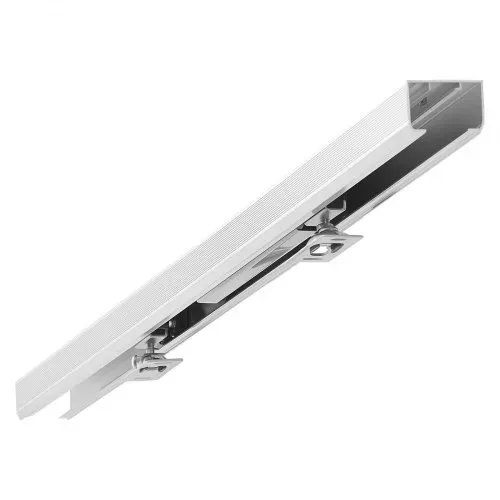 VEVOR Schiebetürbeschlag-Set 1135 mm, Schiebetürschiene mit Soft-Close für Sanftes & Leises Gleiten, Schiebetürsystem für Einzeltüren (25–45 mm Dicke / 610 mm Breite), Aluminiumlegierung – Bild 9