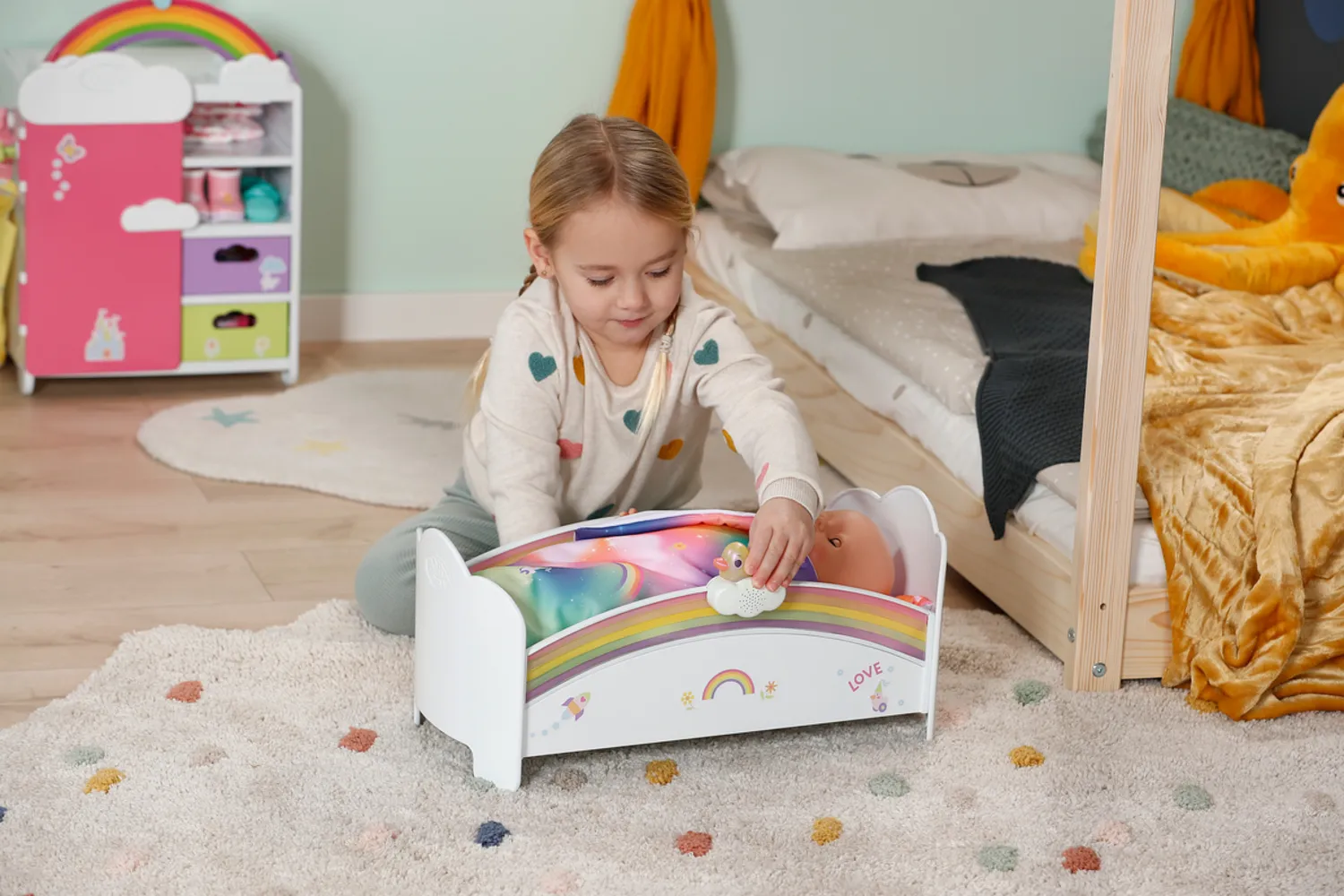 BABY born Rainbow Bed Puppenbett/Kinderbett – Bild 6