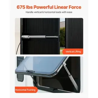 VEVOR 12-V-Linearantrieb, 304,8 mm Lineartechnik-Aktuatoren, IP65 wasserdicht, 3000 N Linear Actuator, 5 mm/s Bewegungsantriebe mit Montagehalterung für Solartracker, Industriemaschinen, Türöffner VEVOR 12-V-Linearantrieb, 304,8 mm Lineartechnik-Aktuatoren, IP65 wasserdicht, 3000 N Linear Actuator, 5 mm/s Bewegungsantriebe mit Montagehalterung für Solartracker, Industriemaschinen, Türöffner