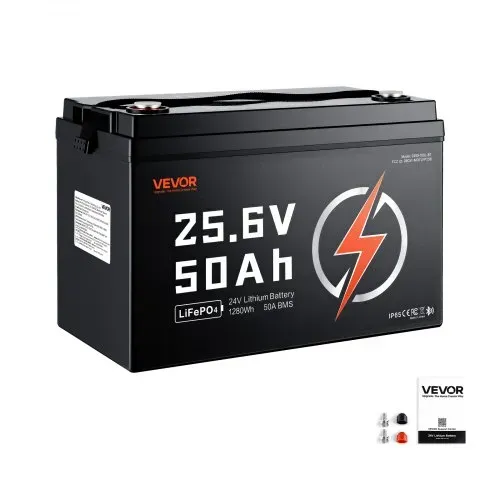 VEVOR LiFePO4 Batterie 24 V 50 Ah 50 A Lithiumbatterie mit Bluetooth BMS, Geeignet für Wohnmobile Campingwagen Solarenergiespeicher und Elektromotoren, 20-29,2 V DC, Niedertemperaturschutz, 1280 Wh – Bild 8
