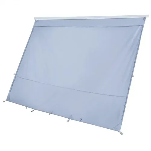 VEVOR Sonnenschutz (2 x 2,8 m) für Markisen (3 m), Markisen-Vorderwand mit UV50+ & Reißverschluss-PU-Bezug & Doppelt Genähtem Polyester-Netzgewebe, Regenschutz für Wohnmobil, Camping & Wohnwagen – Bild 8