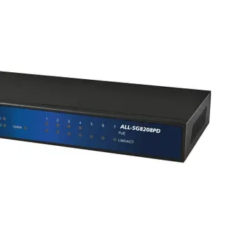 ALLNET Switch unmanaged 8 Port Gigabit 60W / 4x PoE / 3x LAN / 1x PoE+ In / “ALL-SG8208PD” ALLNET Switch unmanaged 8 Port Gigabit 60W / 4x PoE / 3x LAN / 1x PoE+ In / “ALL-SG8208PD”