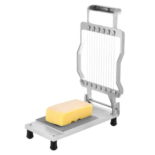 VEVOR Käseschneider mit Draht, 0,39" und 0,78" Cheeser Butterschneideklinge, abnehmbarer Käsehobeldraht, kommerzieller Käsehobel aus Aluminiumlegierung mit Messerdraht aus 316 Edelstahl, zum Kochen in der Küche – Bild 9