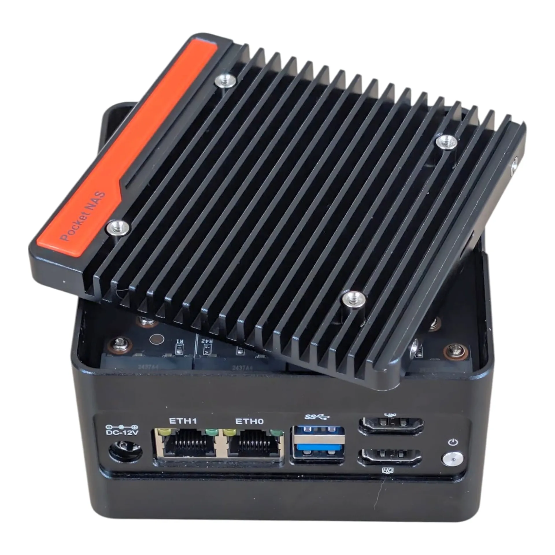 ALLNET Mini PC NAS-N355, 16GB Ram, 256GB SSD, 2x USB 3.2, 2xHD out, 4x M.2 NVME – Bild 5