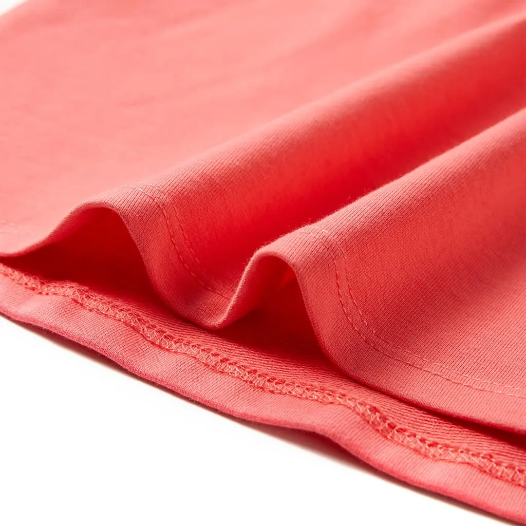 vidaXL Kinderkleid mit Kordelzug Korallenrosa 92 – Bild 6