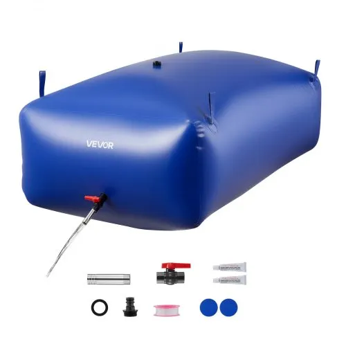 VEVOR Wasserspeicherblase, 1000 L PVC-Weichwasserbeutel, Wasserspeicherbehälter, auslaufsicherer & verschleißfester Wassertank für die Outdoor-Bewässerung von Wohnmobil, Camping, Notfall VEVOR Wasserspeicherblase, 1000 L PVC-Weichwasserbeutel, Wasserspeicherbehälter, auslaufsicherer & verschleißfester Wassertank für die Outdoor-Bewässerung von Wohnmobil, Camping, Notfall