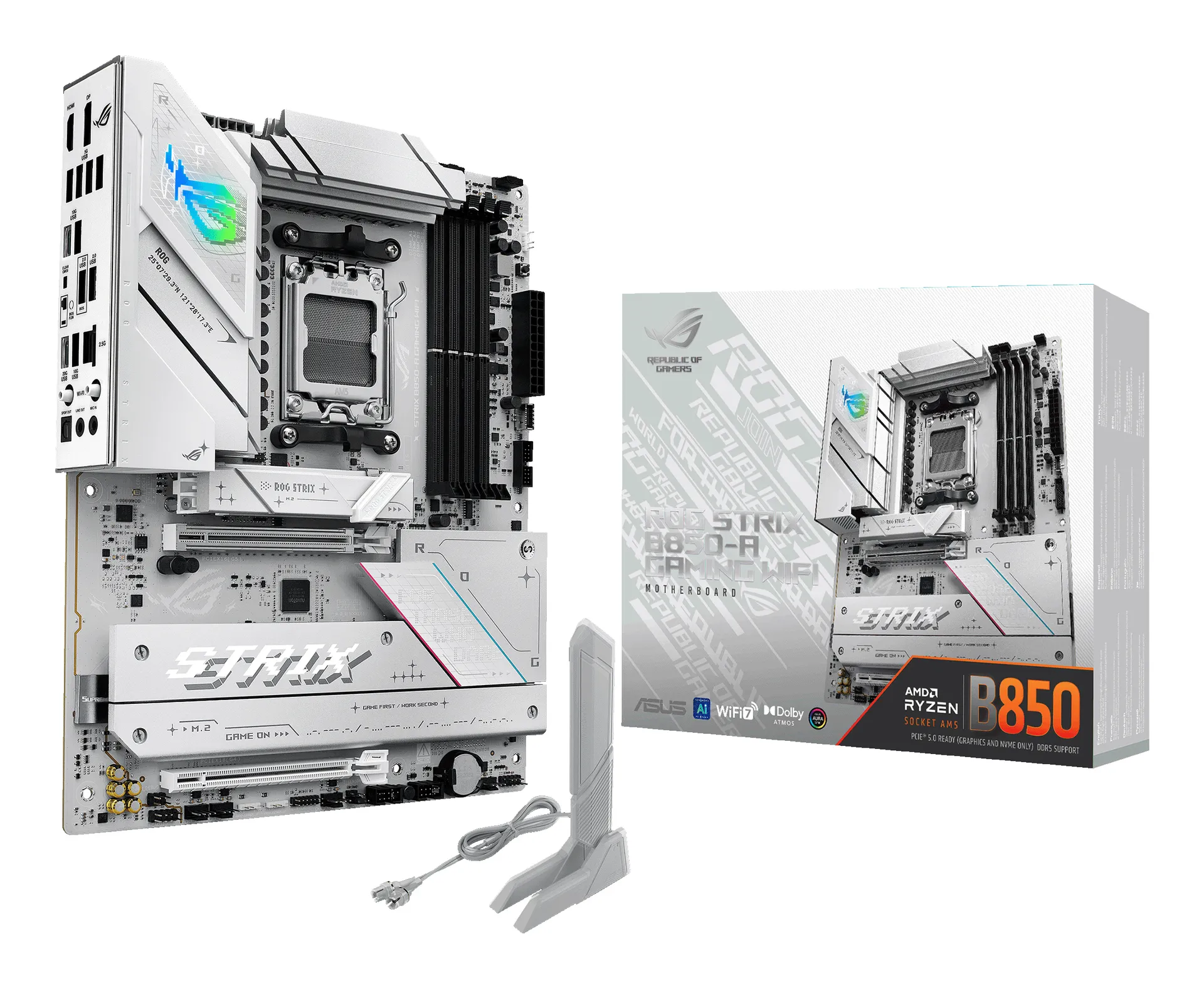 ASUS ROG STRIX B850-A GAMING WIFI AMD B850 Sockel AM5 ATX ASUS ROG STRIX B850-A GAMING WIFI AMD B850 Sockel AM5 ATX