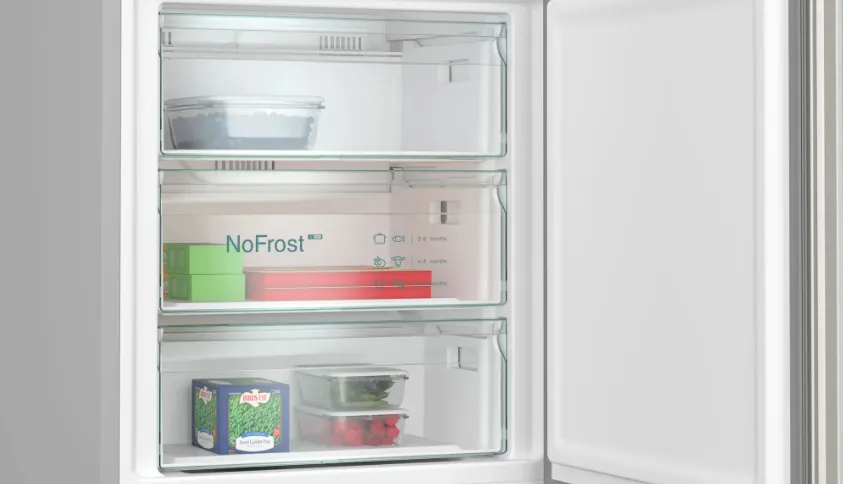 Siemens iQ300 KG49NXIBF Kühl- und Gefrierkombination Freistehend 440 l Edelstahl – Bild 5