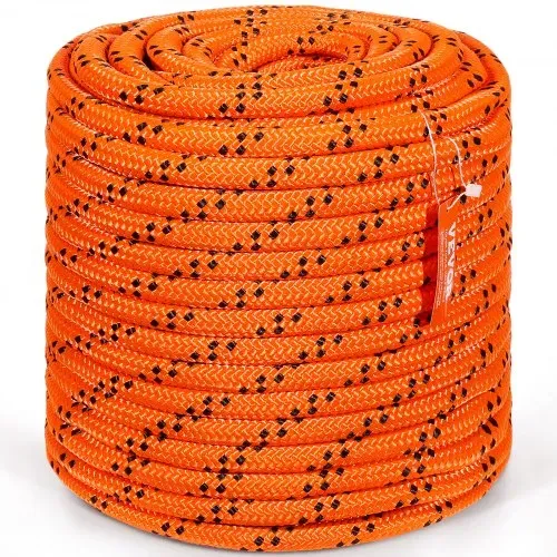 VEVOR Arborist Baumkletterseil, doppelt geflochten Polyester 1.9 cm x 67.1 m – Bild 8