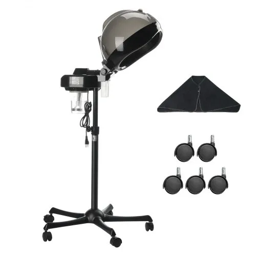 VEVOR Professioneller Haardampfer für Tiefenpflege, 11,81 Zoll großer Ionen-Haardampfer mit Haube und 2 Modi, höhenverstellbarer stehender Haardampfer mit Timer, 5 Räder (2 feststellbar) für Salon Home Spa VEVOR Professioneller Haardampfer für Tiefenpflege, 11,81 Zoll großer Ionen-Haardampfer mit Haube und 2 Modi, höhenverstellbarer stehender Haardampfer mit Timer, 5 Räder (2 feststellbar) für Salon Home Spa