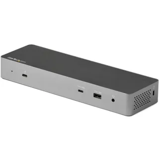 StarTech.com Thunderbolt 3 Dock mit USB-C Host-Kompatibilität – Dual 4K 60Hz DisplayPort 1.4 oder Dual HDMI Monitore – Single 8K – TB3/USB-C Laptop Docking Station – 96W PD, 5xUSB – 10 Gbit/s StarTech.com Thunderbolt 3 Dock mit USB-C Host-Kompatibilität – Dual 4K 60Hz DisplayPort 1.4 oder Dual HDMI Monitore – Single 8K – TB3/USB-C Laptop Docking Station – 96W PD, 5xUSB – 10 Gbit/s