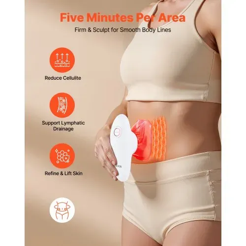 VEVOR Körperformungsgerät 3 in 1 elektrisches Cellulite-Massagegerät mit 3 einstellbaren Funktionsmodi & 60-minütiger kabelloser Nutzung, Schröpfmassage für Rücken, Bauch, Taille, Arme, Beine VEVOR Körperformungsgerät 3 in 1 elektrisches Cellulite-Massagegerät mit 3 einstellbaren Funktionsmodi & 60-minütiger kabelloser Nutzung, Schröpfmassage für Rücken, Bauch, Taille, Arme, Beine