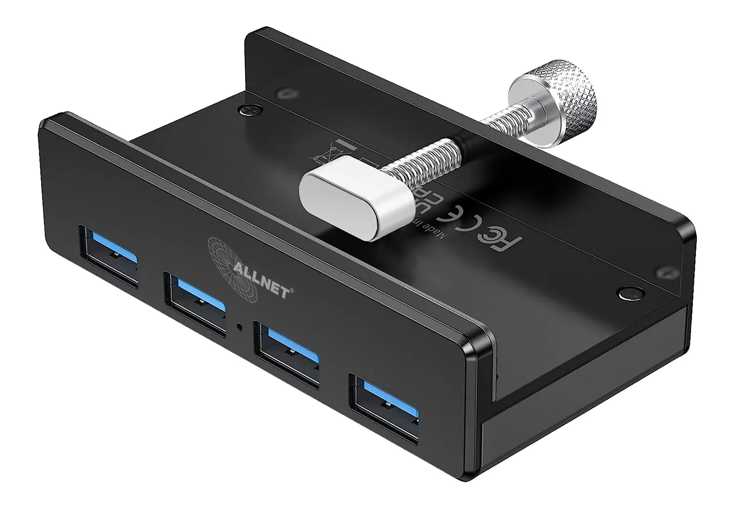 ALLNET USB 3.0 4 Port Clip HUB „ALL-USB3-HUB-4-CLIP“ schwarz ALLNET USB 3.0 4 Port Clip HUB „ALL-USB3-HUB-4-CLIP“ schwarz