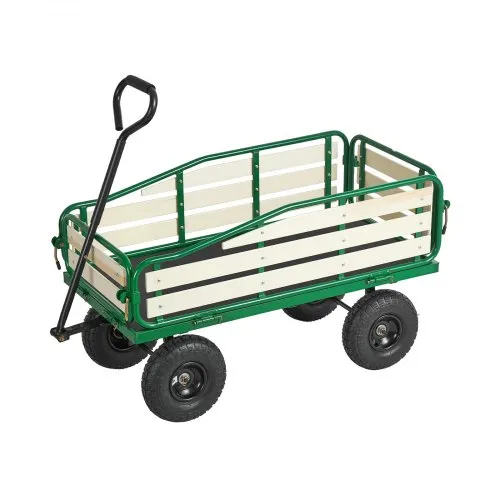 VEVOR Handwagen für Kinder, 118 cm Bollerwagen, Transportwagen mit Schiebestange, aus Holz & Metal, max. 250 kg tragbar, ideal für Kinder ab 5 Jahren, Garten, Ausflüge & Strand, Farbe Grün & Schwarz VEVOR Handwagen für Kinder, 118 cm Bollerwagen, Transportwagen mit Schiebestange, aus Holz & Metal, max. 250 kg tragbar, ideal für Kinder ab 5 Jahren, Garten, Ausflüge & Strand, Farbe Grün & Schwarz