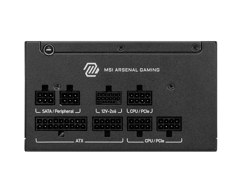 MSI MAG A750GLS PCIE5 Netzteil 750 W 24-pin ATX ATX Schwarz – Bild 2