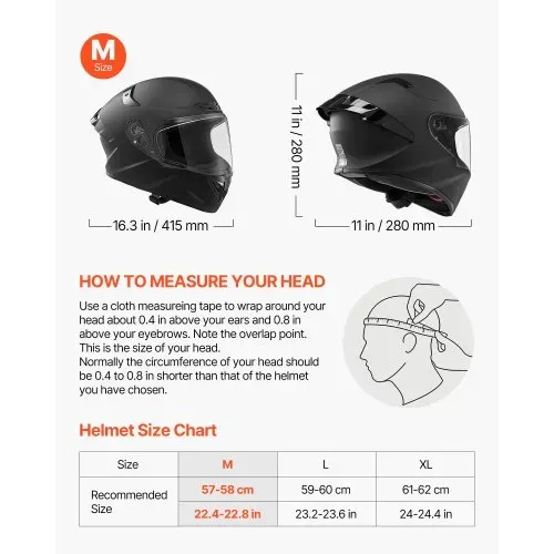 VEVOR Integralhelm Größe M, Motorradhelm mit Klarem Visier ECE 22.06 Zertifiziert Vollvisierhelm für Damen & Herren Vollvisierhelm mit Bluetooth-Lautsprecherfach, Mopedhelm Full Face Schwarz VEVOR Integralhelm Größe M, Motorradhelm mit Klarem Visier ECE 22.06 Zertifiziert Vollvisierhelm für Damen & Herren Vollvisierhelm mit Bluetooth-Lautsprecherfach, Mopedhelm Full Face Schwarz