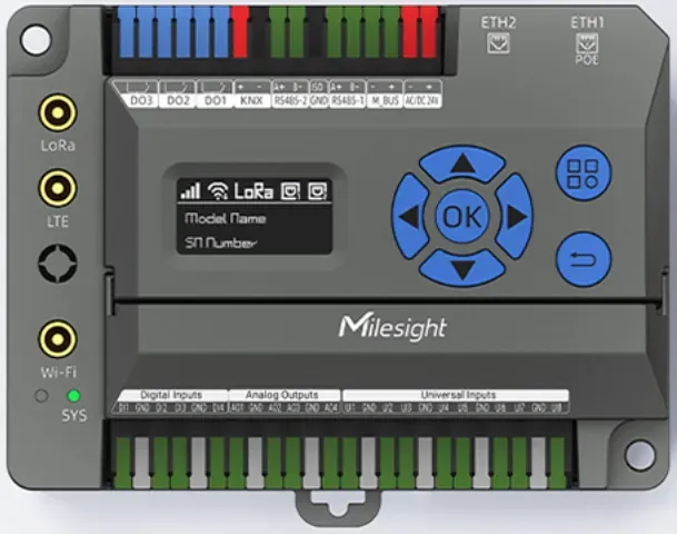 Milesight IoT Building Gateway, EG71-L08GL-868M Milesight IoT Building Gateway, EG71-L08GL-868M