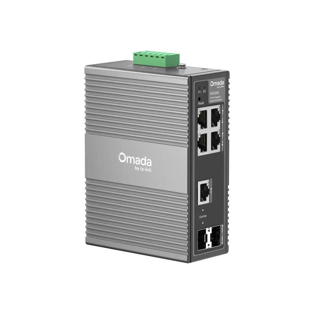 TP-Link Switch Easy Managed Industrial Layer2 6 Port • 4x 1GbE • 1x Combo RJ45/SFP • 1x SFP Lüfterlos, Omada • IES206G – Bild 3