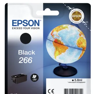 Epson Globe Singlepack Black 266 ink cartridge Epson Globe Singlepack Black 266 ink cartridge