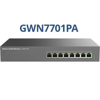 Grandstream GWN7701PA, 8 Port Switch, 8 Port PoE+ Grandstream GWN7701PA, 8 Port Switch, 8 Port PoE+