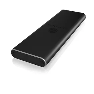 ICY BOX IB-183M2, Ext.-Gehäuse, 1x M.2 SATA SSD zu USB 3.2 Gen 1 Host, Aluminium, schwarz ICY BOX IB-183M2, Ext.-Gehäuse, 1x M.2 SATA SSD zu USB 3.2 Gen 1 Host, Aluminium, schwarz
